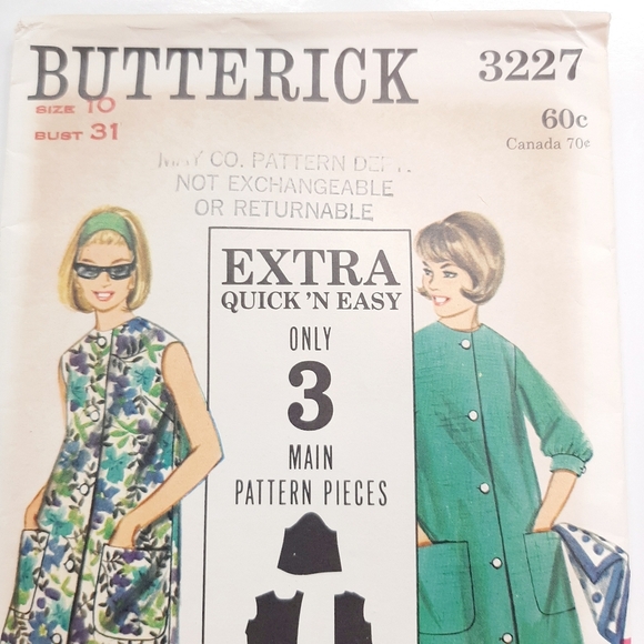 BUTTERICK BEACH DRESS PATTERN # 3227 - Picture 3 of 6